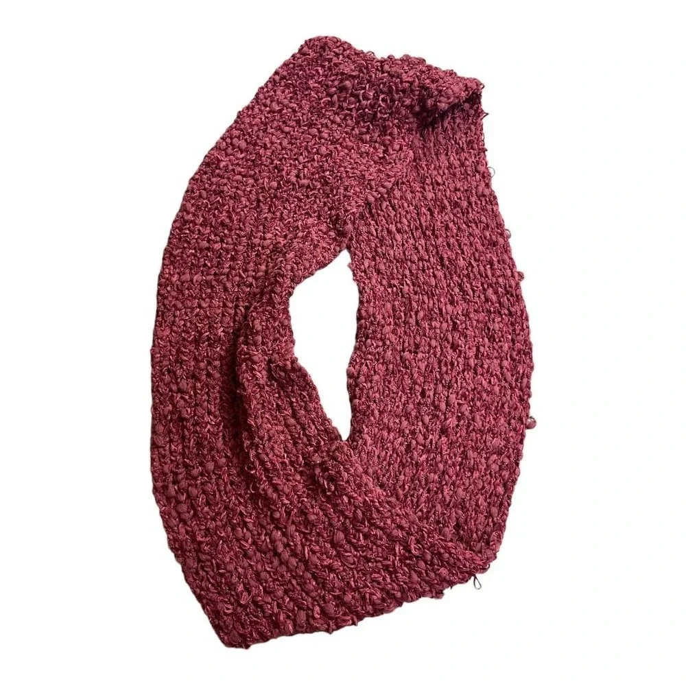 Sonoma Goods for Life Supercozy Infinity Scarf Berry Marled WSN93CW19 Burgundy
